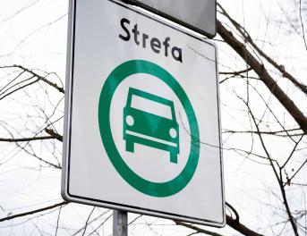 Znak oznaczający strefę czystej emisji